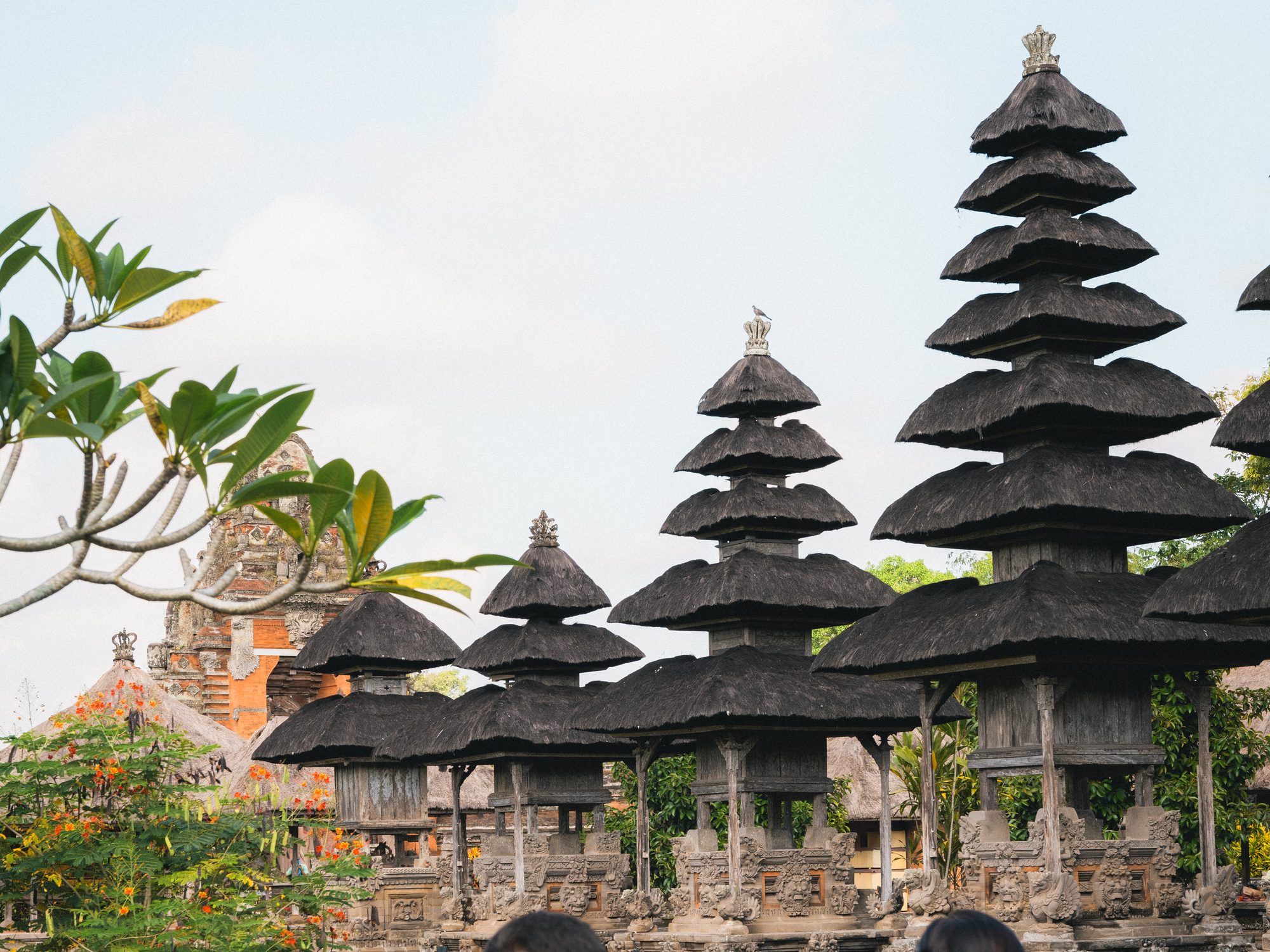 The tiered meru shrines of Taman Ayun Temple, visited with Tanah Lot on the Destination Inclusive excursion from Paradisus by Meliá Bali